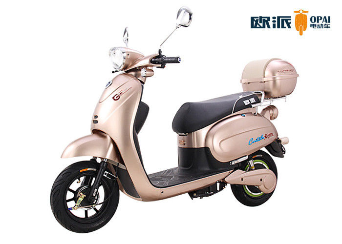 Hand Brake 650W Ladies Electric Scooter 60V 20ah Alloy Wheel Rear