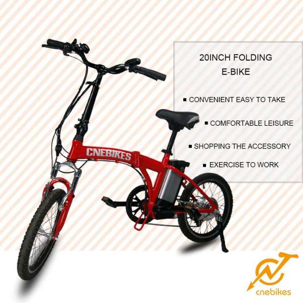 250W 36V Foldable Electric Bike, Electric Bicycle, Ebike with Hidden Battery